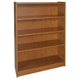 48" Adjustable Bookcase - 36"W x 11-7/8"D x 47-1/8"H - Medium Oak