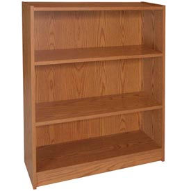 36" Adjustable Bookcase - 36"W x 11-7/8"D x 35-5/8"H Medium Oak