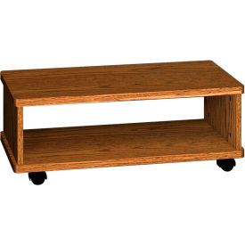 Printer Wagon, 32"W x 15-7/8"D x 12-1/8"H, Medium Oak