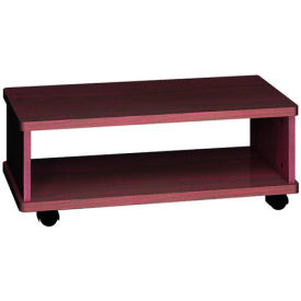 Printer Wagon, 32"W x 15-7/8"D x 12-1/8"H, Mahogany