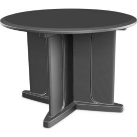 Endurance Table 42" Round Table Top with X Base - Gray