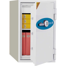 Fire Fighter 1.5-Hour Digital Fire & Water Resistant Safe 2.88 cu ft, Off-White, Steel