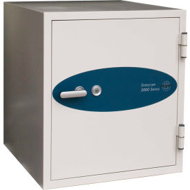 Datacare 2-Hour Key Lock Fire & Water Resistant Media Safe 2.8 cu ft, Off-White, Steel