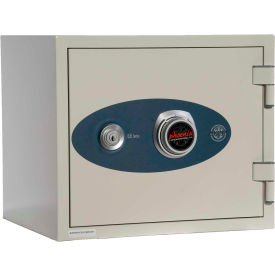 Olympian Key & Combination Dual Control Fire Resistant Safe 0.66 cu ft, Off-White
