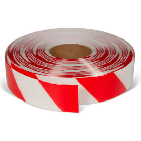 2" x 100' Ultra Durable Floor Tape, Wear Resistant PVC, Red/White