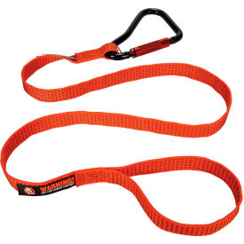 Standard Tool Lanyard XL Carabiner and Loop, 80lbs, Orange