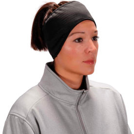 N-Ferno 6887 Winter Headband, Dual-Layer, Black