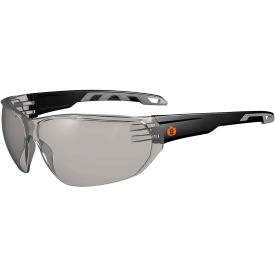 Frameless Safety Glasses, Matte Black, Anti-Fog In/Outdoor Lens