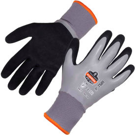 Waterproof Winter Work Gloves, Medium, Gray