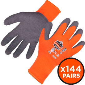 ProFlex 7401 Coated Waterproof Winter Work Gloves, Medium, Orange, Case