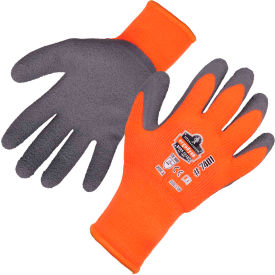 ProFlex 7401 Coated Waterproof Winter Work Gloves, 2XL, Orange