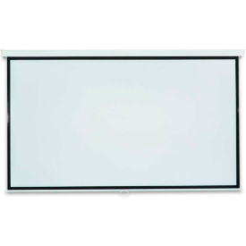 100" Projection Screen, 16:9, Wall Mount, Matte White