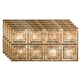 Portrait - 48-3/8" x 24-3/8" PVC Glue Up Tile in Bermuda Bronze