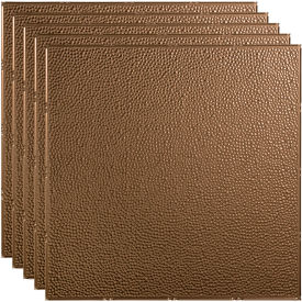 Border Fill - 23-3/4" x 23-3/4" PVC Lay In Tile in Argent Bronze