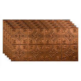 Traditional Style # 2 - 48-3/8" x 24-3/8" PVC Glue Up Tile in Oil Rubbed Bronze