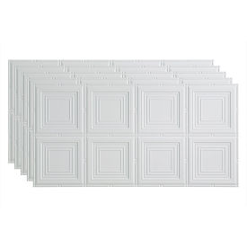 Portrait - 48-3/8" x 24-3/8" PVC Glue Up Tile in Matte White