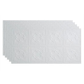 48-3/8" x 24-3/8" PVC Glue Up Tile in Matte White - PG7701