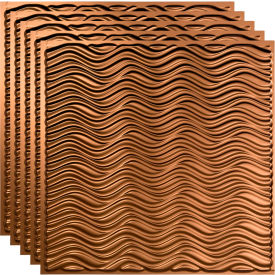 Current - 23-3/4" x 23-3/4" PVC Lay In Tile in Oil Rubbed Bronze