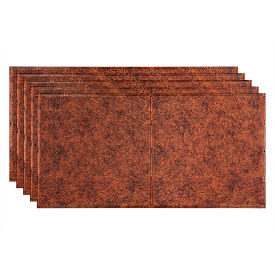 Border Fill - 48-3/8" x 24-3/8" PVC Glue Up Tile in Moonstone Copper