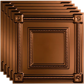 23-3/4" x 23-3/4" PVC Lay In Tile in Oil Rubbed Bronze - PL6126