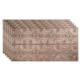 Traditional Style PVC Glue Up Tile in Vintage Metal - 48-3/8" x 24-3/8" - PG5134