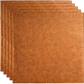Border Fill - 23-3/4" x 23-3/4" PVC Lay In Tile in Antique Bronze