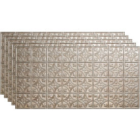 Traditional Style # 1 - 48-3/8" x 24-3/8" PVC Glue Up Tile in Vintage Metal - PG5034