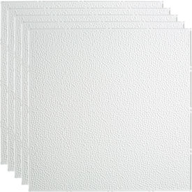 Border Fill PVC Lay In Tile in Matte White - 23-3/4" x 23-3/4"
