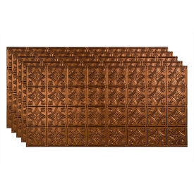 Traditional Style #1 - 48-3/8" x 24-3/8" PVC Glue Up Tile in Oil Rubbed Bronze