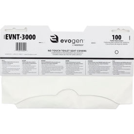 Evogen Toilet Seat Cover - 100 Sheets/Pack, 30 Packs/Case