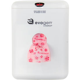 Evogen EVNT No Touch Combination Waste Receptacle, White ABS Plastic