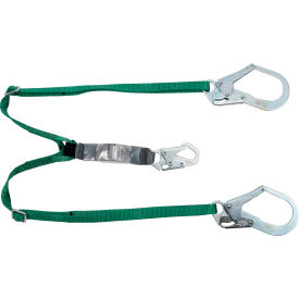 Standard Twin-Leg Adjustable Lanyard, 6', 36Cl Large Snaphooks