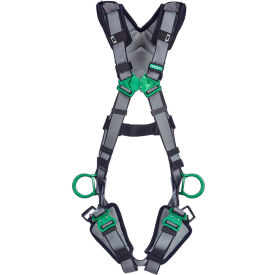 Harness, Back & Hip D-Rings, Quick-Connect Leg Straps, Extra Large