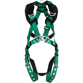 Harness, Back & Shoulder D-Rings, Tongue Buckle Leg Straps, Super Extra Large, V-FORM 10197221