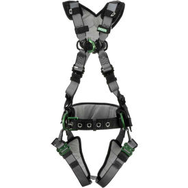 Construction Harness, Back & Hip D-Rings, Quick-Connect Leg Straps, XS