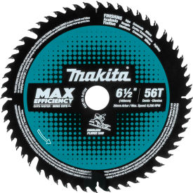 Carbide-Tipped Max Efficiency Cordless Plunge Saw Blade, Wood, MDF, Laminate, 6-1/2", 56 TPI