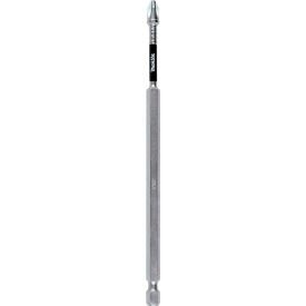 Impact XPS #2 Phillips 6" Power Bit, Matte Nickel, 1/4" Hex