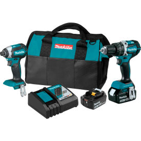 LXT Cordless 2-Pc. Combo Kit, 5.0Ah, 18V, Lithium-Ion, Brushless, 530ft lbsTorque