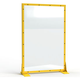 Clearview Polycarbonate Industrial Work Station Partition, 24"W x 72"H