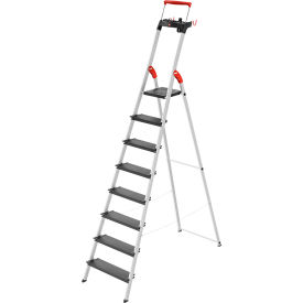Hailo 8 Step Aluminum Folding Step Ladder