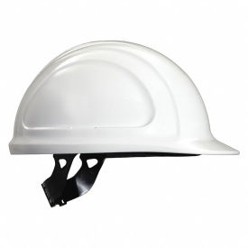 Hard Hat, Front Brim, Type 1, Class E, Pinlock, White