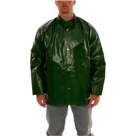 Iron Eagle Jacket - Green - Inner Cuffs/Storm Fly Front/Hood Snaps, Small