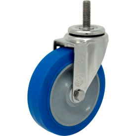 Swivel Stem Caster - 4"Dia. Nomadic, Threaded with 1-1/2"H Stem