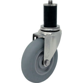 Swivel Expansion Stem Caster - 3" Diameter, Derlin Bearings