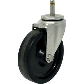 Swivel Stem Caster - 5"Dia. Phenolic Wheel, 1-3/8"H Stem