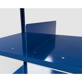 Corrugate Rack Divider, 16 Gauge, 1" W x 22"D x 6"H - Blue