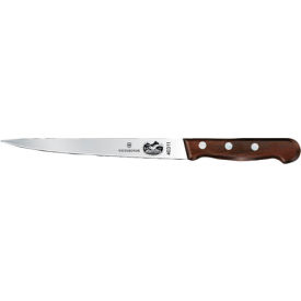 7" Fillet Knife, Straight Blade, Flexible, Rosewood Handle 40311