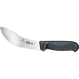 6" Beef Skinning Knife, Curved Blade, Black Fibrox Handle 40536