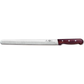 12" Roast Beef Slicer, Granton Edge, 1-1/4" Rosewood Handle
