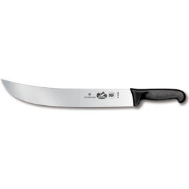 14 Cimeter Knife, Curved Blade, Black Fibrox Handle